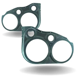 Dual 8″ and Dual Tweeter Speaker Pods for the Front Door of a 95-99 GM Full Size Truck Dual 8″ and Dual Tweeter Speaker Pods for the Front Door of a 95-99 GM Full Size Truck