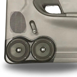 Dual 6.5″ Speaker Pods for the Front Door of a 98-12 Ford Ranger & Mazda B-Series Pickup Manual Window