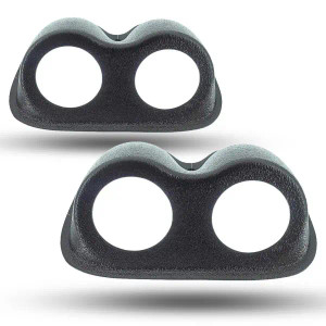 Custom Speaker Pods Brand – Dual Tweeter Universal Angled Speaker Pods for any flat mounting location