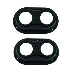Custom Speaker Pods Brand – Dual Tweeter Universal Flat Speaker Pods for any flat mounting location