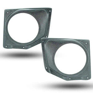 Custom Speaker Pods Single 8″ Speaker Pods for the Rear Door of a 11-15 Ford Explorer Interceptor