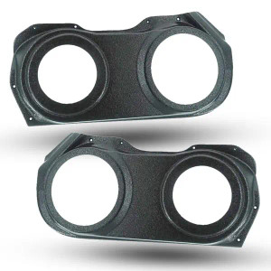 Single 6.5″ and Single 5.25 in Speaker Pods for the Front Door of a 10-15 Chevrolet Camaro Single 6.5″ and Single 5.25 in Speaker Pods for the Front Door of a 10-15 Chevrolet Camaro