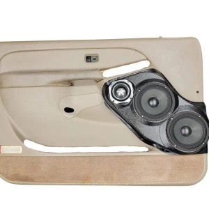 Dual 6.5″ and Single 4″ Speaker Pods for the Front Door of a 00-06 GM Full Size Truck Dual 6.5″ and Single 4″ Speaker Pods for the Front Door of a 00-06 GM Full Size Truck