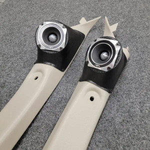 Custom Speaker Pods Single 3.5″ Speaker Pods for the A-Pillar of a 01-03 Dodge Durango