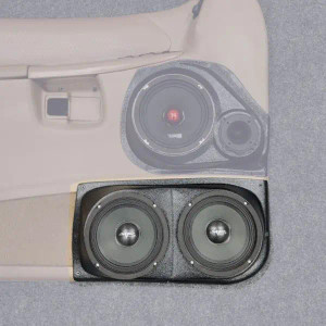 Custom Speaker Pods Dual 6.5″ Speaker Pods for the Front Door of a 97-01 Ford Explorer 4 Door