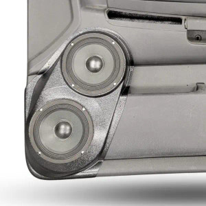 Dual 6.5″ Speaker Pods for the Front Door of a 01-03 Dodge Durango Dual 6.5″ Speaker Pods for the Front Door of a 01-03 Dodge Durango
