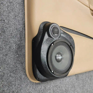 Single 6.5″ and Single Tweeter Speaker Pods for the Front Door of a 98-00 Dodge Durango Single 6.5″ and Single Tweeter Speaker Pods for the Front Door of a 98-00 Dodge Durango