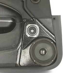 Single 6.5″ and Single 3.5″ Speaker Pods for the Front Door of a 11-23 Dodge Charger-Chrysler 300C