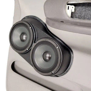 Custom Speaker Pods Dual 6.5″ Speaker Pods for the Front Door of a 99-03 Ford F-150 Crew Cab