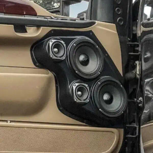 Dual 6.5″ and Dual 3.5″ Speaker Pods for the Front Door of a 99-07 Ford F-250 F-350-Ford Excursion