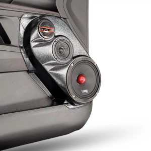 Single 6.5″ and Single 3.5″ and Single Tweeter Speaker Pods for the Front Door of a 10-17 Chevrolet Equinox-GMC Terrain SUV Single 6.5″ and Single 3.5″ and Single Tweeter Speaker Pods for the Front Door of a 10-17 Chevrolet Equinox-GMC Terrain SUV