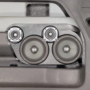 Dual 6.5″ and Dual 3.5″ Speaker Pods for the Front Door of a 09-14 Ford F-150