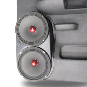 Dual 8″ Speaker Pods for the Rear Door of a 07-13 GM Full Size Pickup Crew Cab Dual 8″ Speaker Pods for the Rear Door of a 07-13 GM Full Size Pickup Crew Cab
