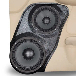 Custom Speaker Pods Single 8″ and Single 6.5″ Speaker Pods for the Front Door of a 07-09 GM Full Size Truck Upper Handle