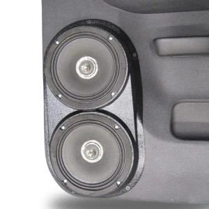 Custom Speaker Pods Dual 6.5″ Speaker Pods for the Rear Door of a 07-13 GM Full Size Pickup Crew Cab