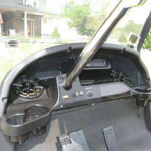 Custom Speaker Pods Single 5.25 in Speaker Pods for the Dash of a 04-08 Club Car Precedent