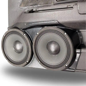 Dual 8″ Speaker Pods for the Front Door of a 03-08 Ford Crown Victoria