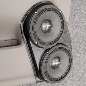 Custom Speaker Pods Dual 8″ Speaker Pods for the Front Door of a 02-09 GMC Envoy SUV