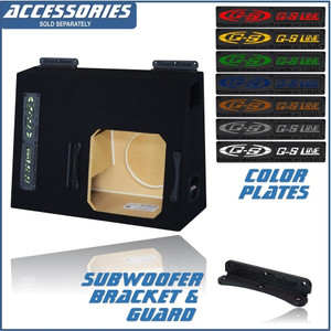 Regular Cab Trucks Black 8" Single Ported Solo-Baric Subwoofer Box