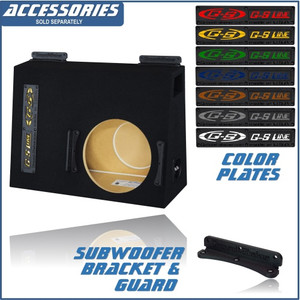 Regular Cab Trucks Black 8" Single Ported Subwoofer Box