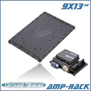 Ground Shaker black 9” x 13” abs amp-rack
