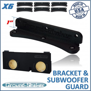 1” height bracket & subwoofer guard 1” height bracket & subwoofer guard