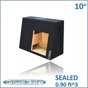 black 10" single sealed solo-baric sub box, fits regular cab trucks black 10" single sealed solo-baric sub box, fits regular cab trucks