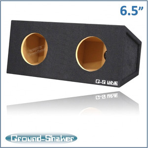 Ground Shaker GS-XL265B Black 6 1/2" Dual Speaker Enclosure