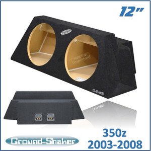 black 12" dual sealed sub box, fits nissan 350z coupe 2003-2008 black 12" dual sealed sub box, fits nissan 350z coupe 2003-2008