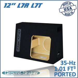 Regular Cab Trucks Black 12" Single Ported Solo-Baric Subwoofer Box
