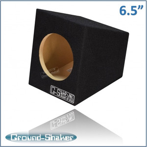 black 6 1/2" single speaker enclosure black 6 1/2" single speaker enclosure