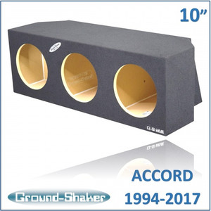 Honda Accord 1994-2017 Black 10" Triple Sealed Subwoofer Box