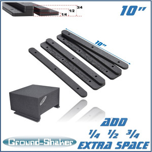 Ground Shaker BL-S2 Black Sub-Box Lifter (10” Long)