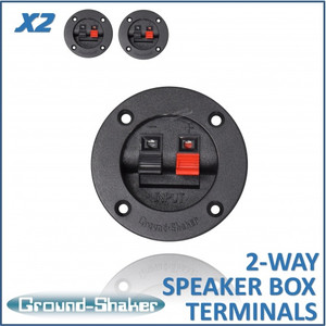 Ground Shaker 2-way speaker box terminal cups (2pcs)