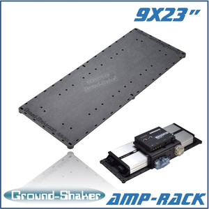 Ground Shaker black 9” x 23” abs amp-rack