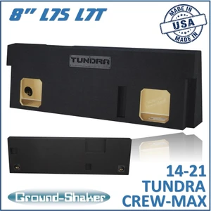 14-21 Toyota Tundra Crew-Max Black 8" Dual Sealed Solobaric Subwoofer Box
