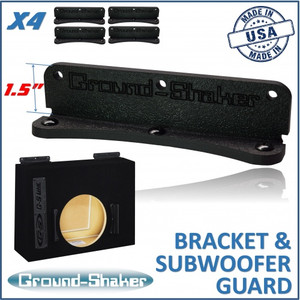 Ground Shaker 1 1/2" height bracket & subwoofer guard