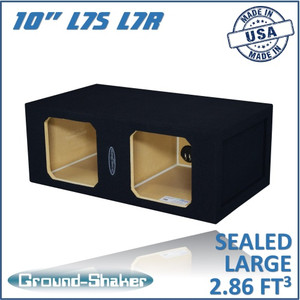 black 10" dual sealed large solo-baric sub box black 10" dual sealed large solo-baric sub box