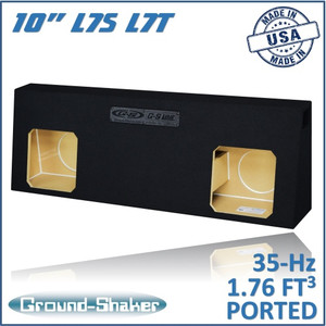 black 10" dual ported solo-baric sub box, fits regular cab trucks black 10" dual ported solo-baric sub box, fits regular cab trucks