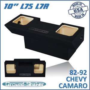 black 10" dual sealed solobaric sub box, fits 82-92 chevy camaro black 10" dual sealed solobaric sub box, fits 82-92 chevy camaro
