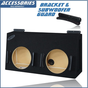 Ground Shaker GS-ST212B Black 12" Dual Sealed Truck Subwoofer Box
