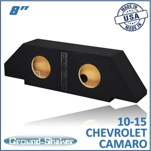 10-15 Chevy Camaro Black 8" Dual Sealed Subwoofer Box