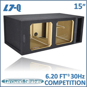 black 15" dual 30-hz competition solobaric ported sub box black 15" dual 30-hz competition solobaric ported sub box
