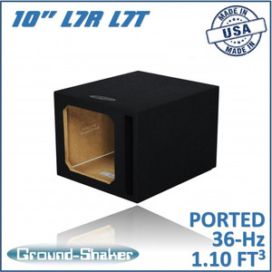 black 10" single ported solobaric sub box black 10" single ported solobaric sub box