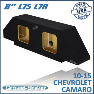 black 8" dual sealed solobaric sub box, fits 10-15 chevy camaro black 8" dual sealed solobaric sub box, fits 10-15 chevy camaro
