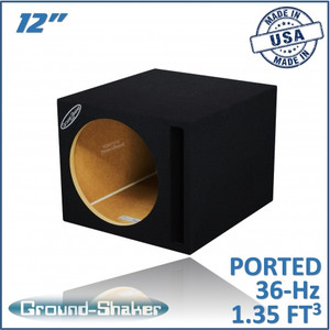 black 12" single ported sub boxs black 12" single ported sub boxs