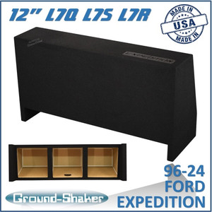 black 12" triple sealed solobaric sub box, fits 96-24 ford expedition (w/3rd row seat) black 12" triple sealed solobaric sub box, fits 96-24 ford expedition (w/3rd row seat)