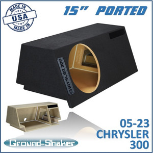 05-23 Chrysler 300 Black 15" Single Ported Subwoofer Box