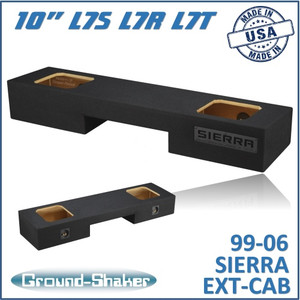 black 10" dual sealed solobaric sub box, fits 99-06 & 07 classic gmc sierra ext-cab black 10" dual sealed solobaric sub box, fits 99-06 & 07 classic gmc sierra ext-cab