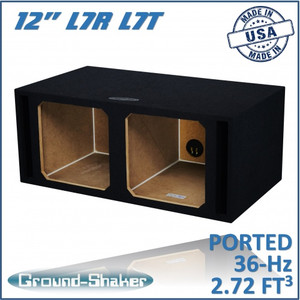 black 12" dual ported solobaric sub box black 12" dual ported solobaric sub box